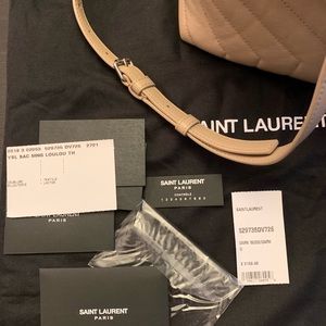 Medium YSL Lou Lou bag w/ top handle